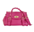 Mini Alexa, &pound;450, Handbags, Pink, Leather, Front view